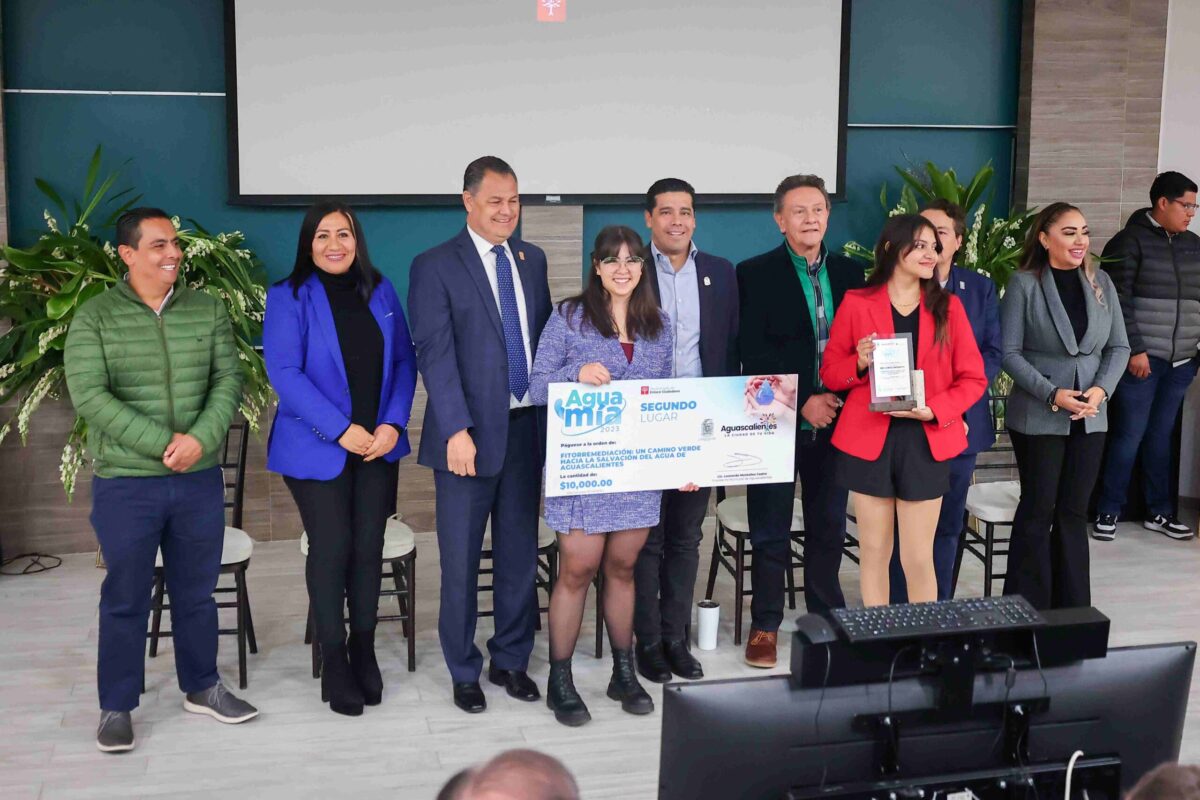 Municipio de Aguascalientes entrega los premios "Agua Mía" 2023