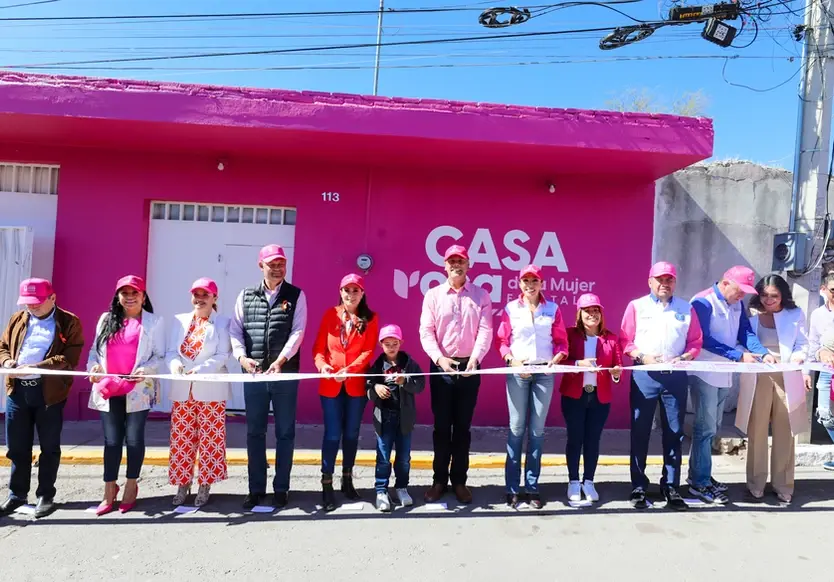 Tere Jiménez inaugura otra Casa Rosa en Aguascalientes