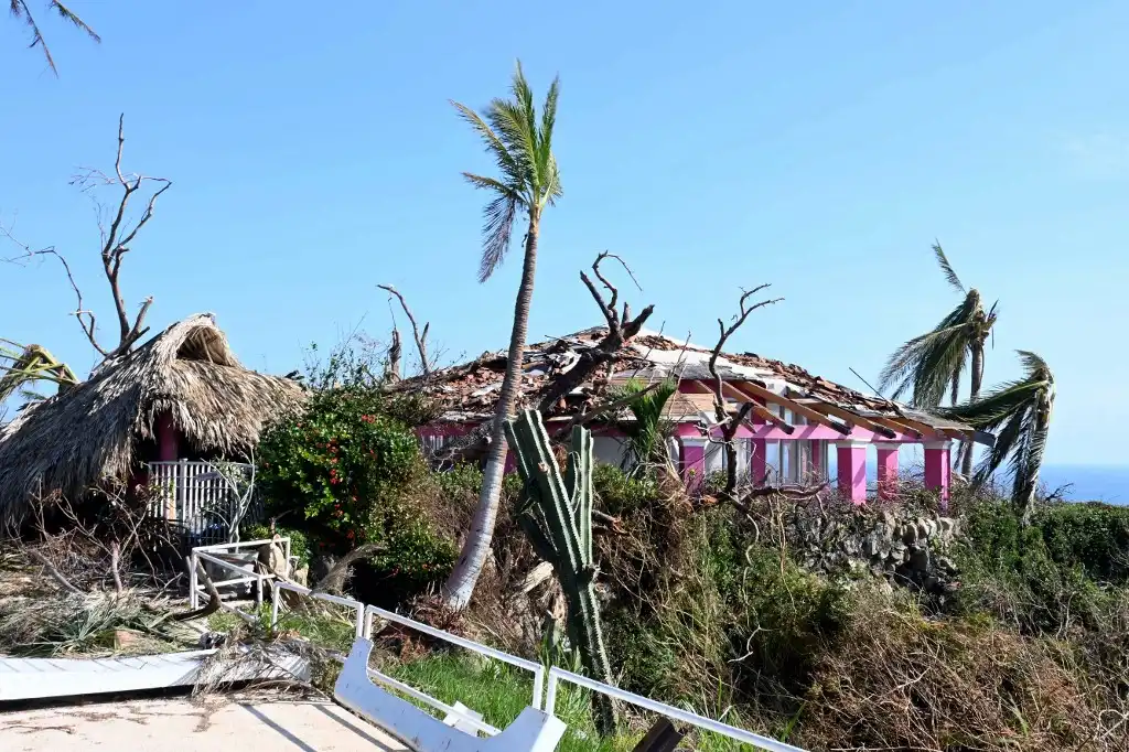 Casa de &#8216;Tarzán&#8217;, histórico sitio de Acapulco devastado por Otis