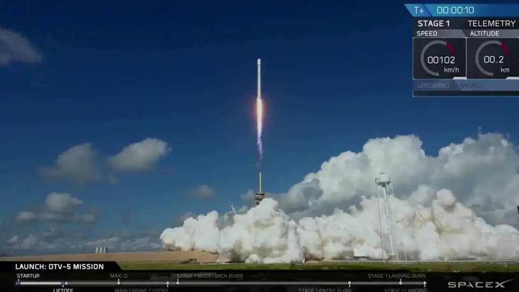 SpaceX lanza un dron espacial militar para &#8216;misión secreta&#8217;