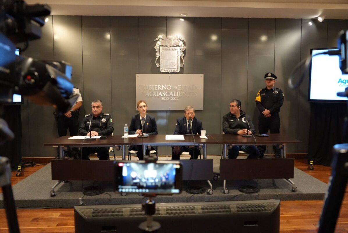 Autoridades de Aguascalientes suman esfuerzos para prevenir accidentes en la temporada navideña