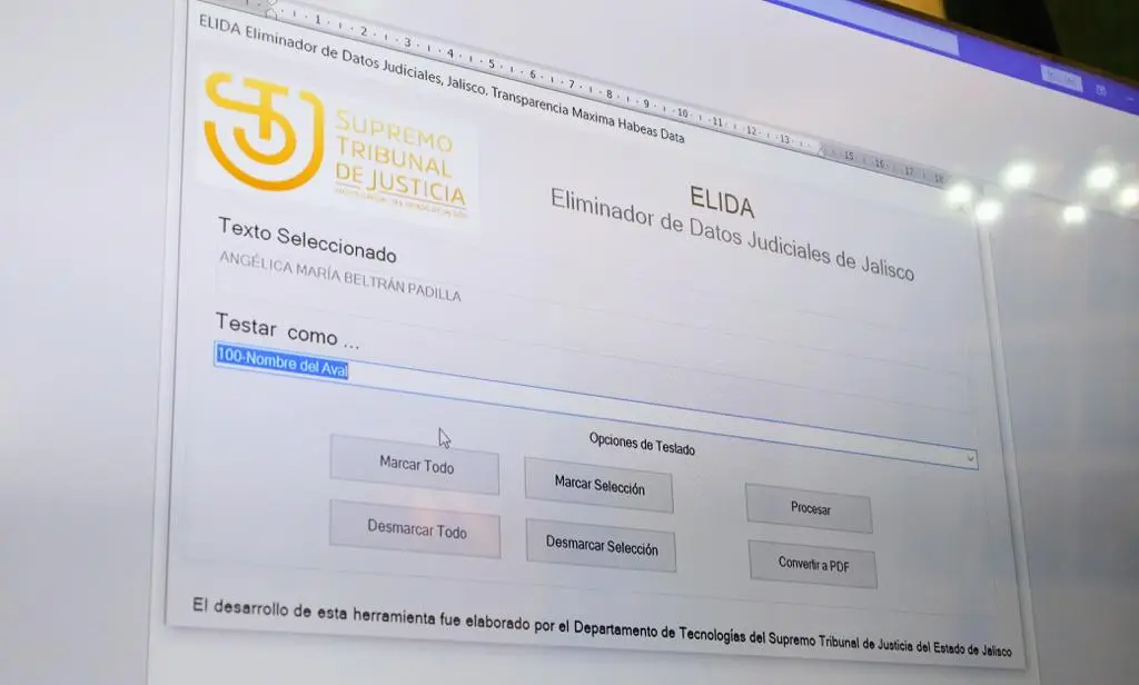 Jalisco facilita software &#8220;Elida&#8221; a Poder Judicial de Durango 