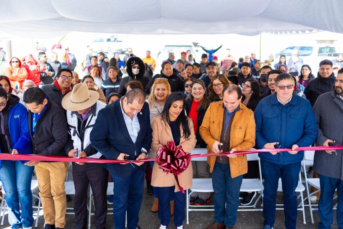 Inauguración de obra de pavimentación en Bulevar El Realito