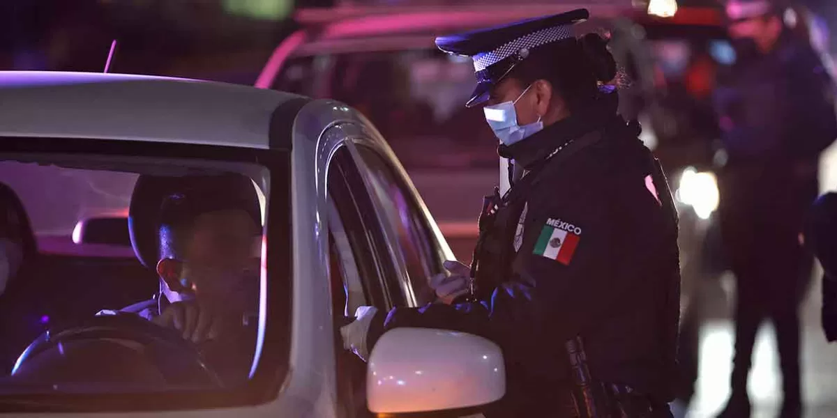 Operativo Alcoholímetro en Puebla