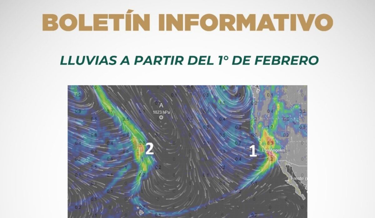 Actualización boletín informativo de Protección Civil Tijuana