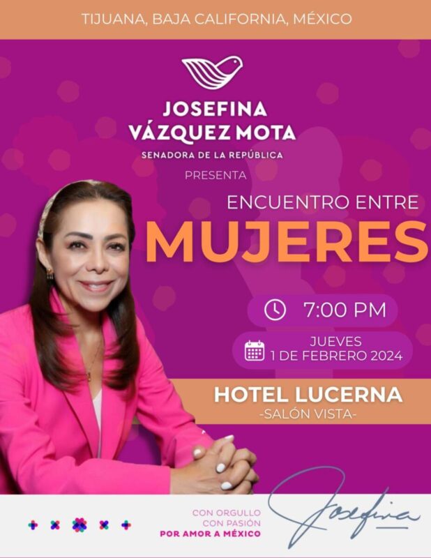 Posponen Reuniones con Senadora Vázquez Mota por Clima