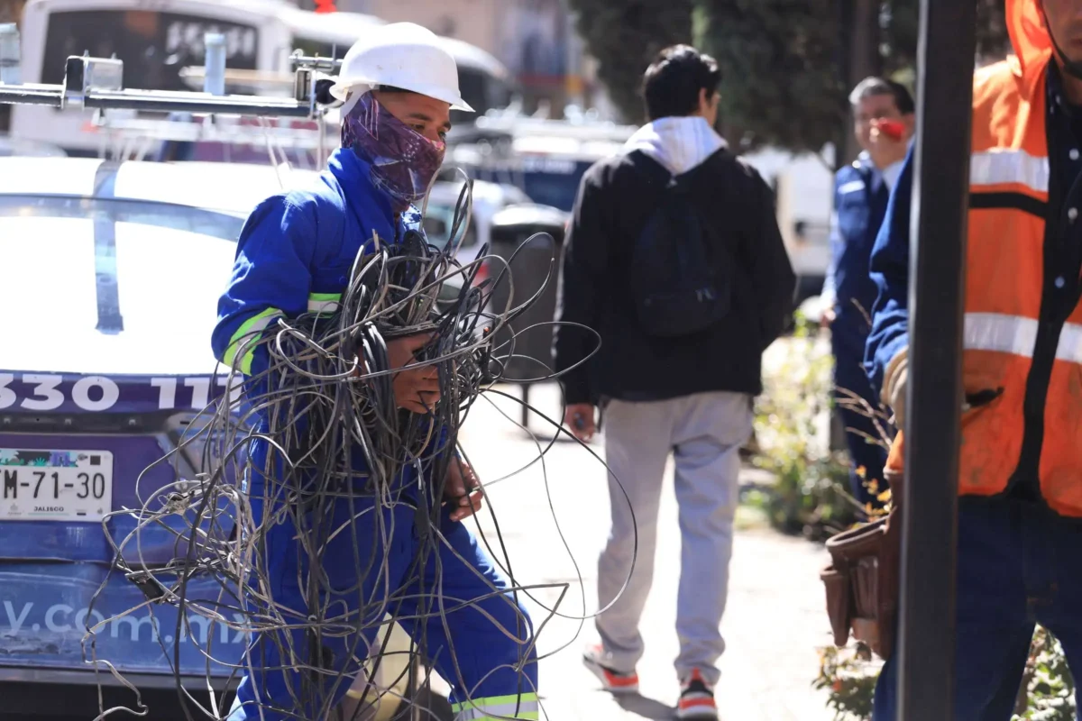 Cableado desechado.