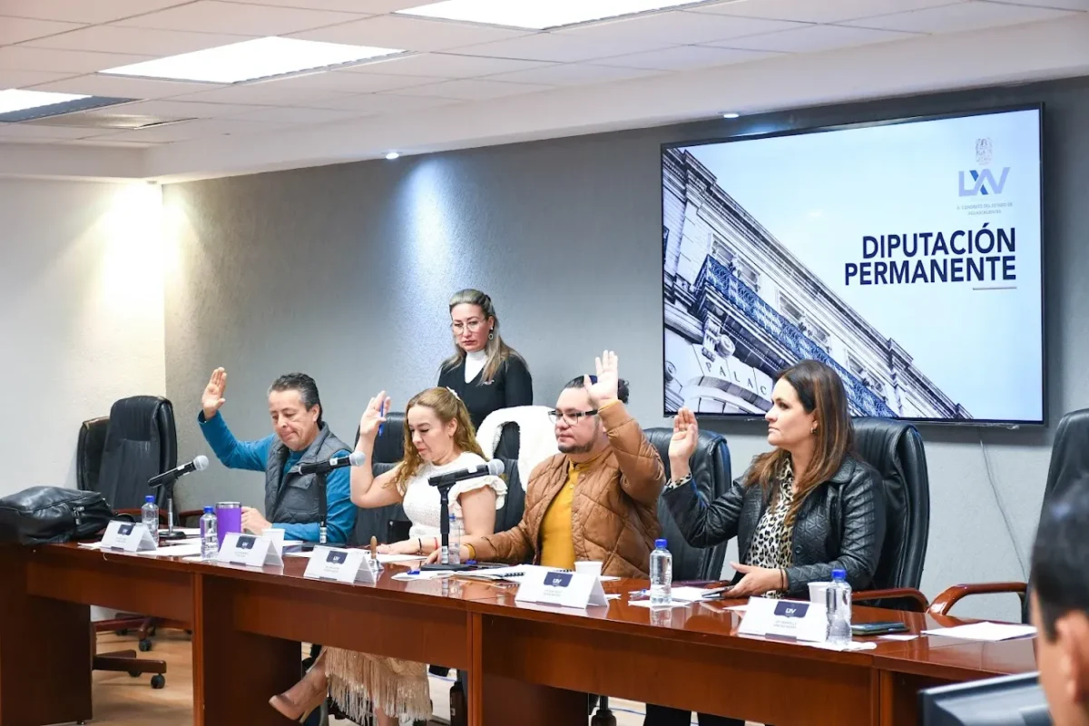 Diputación Permanente de la LXV Legislatura del Congreso de Aguascalientes.