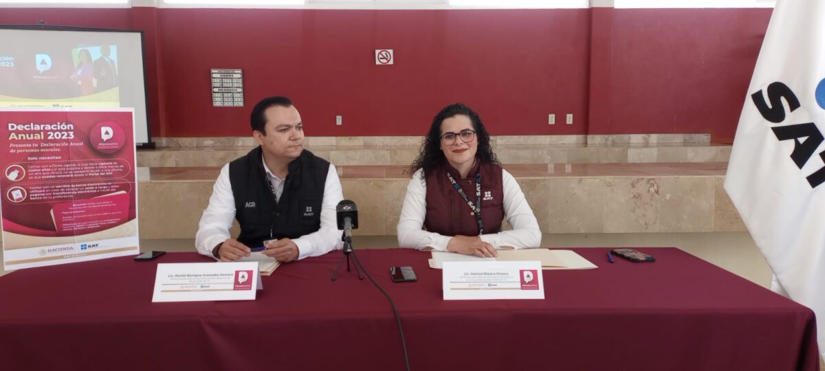 SAT invita a Personas morales a realizar declaración anual 2023