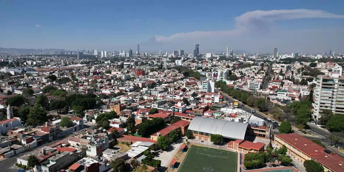 Vientos disiparon la contaminación ambiental en la zona conurbada de Puebla