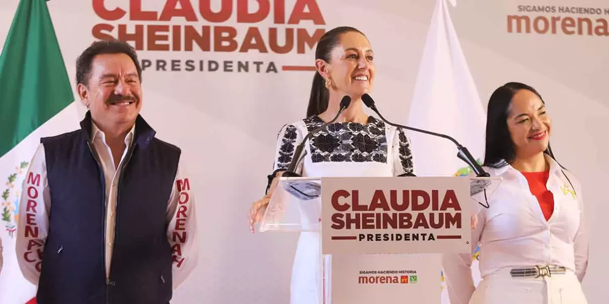 Claudia Sheinbaum en Puebla, visita municipios al interior del estado