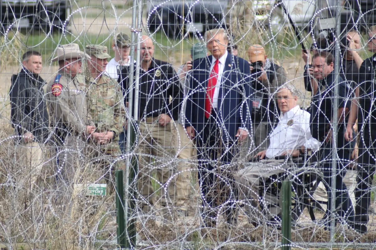 Trump en el Río Bravo