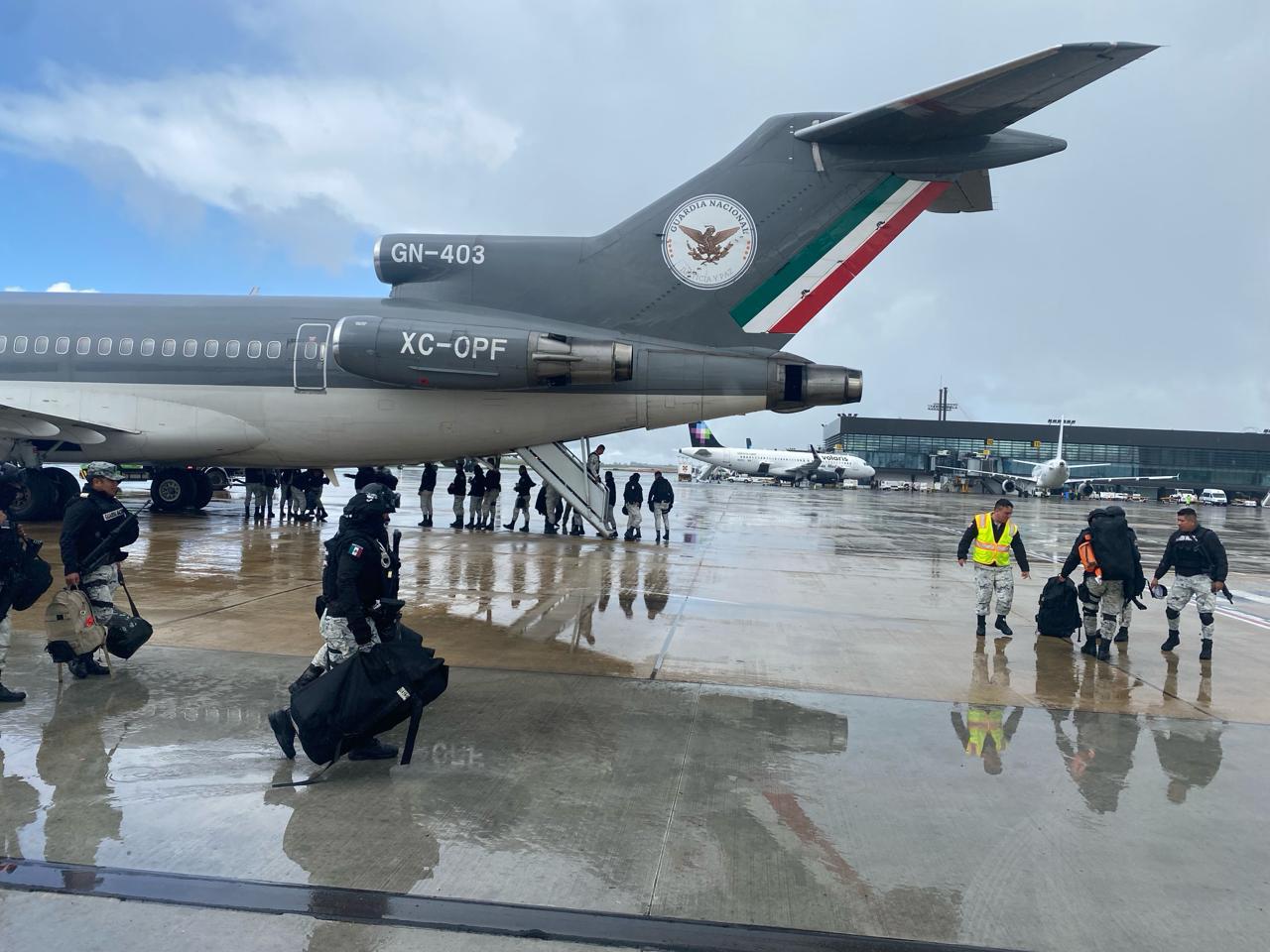 Arriban 240 efectivos de la Guardia Nacional para efectuar el relevo del personal desplegado en Tijuana, Baja California