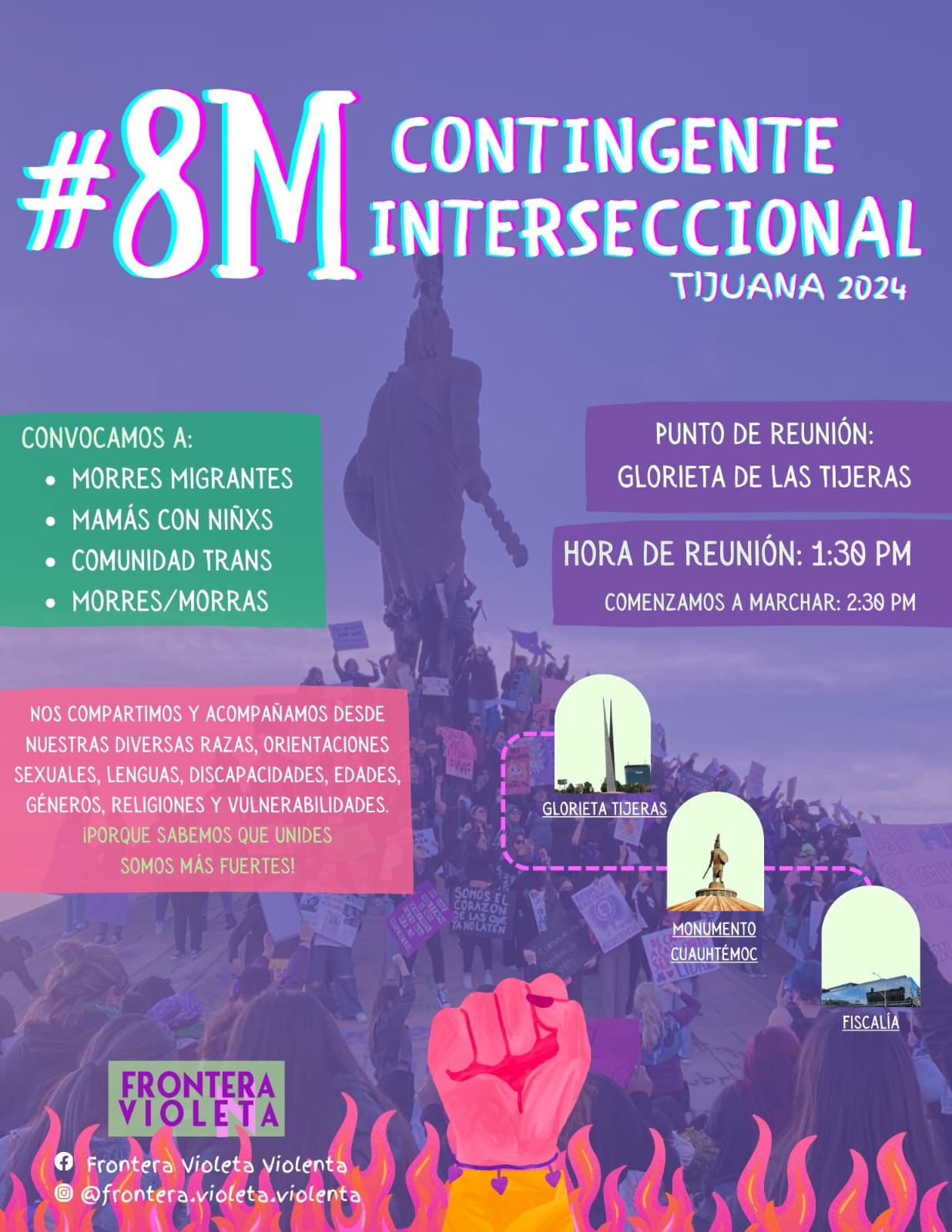 Mujeres invitan a la alcaldesa Montserrat Caballero a sumarse a marcha por el 8M