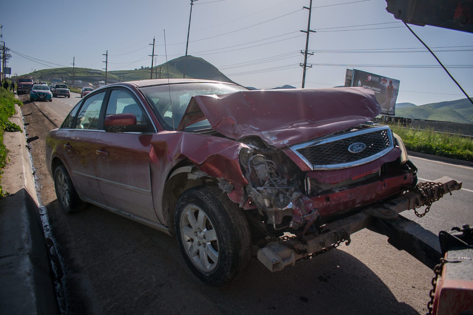 Choque en Carretera Tijuana-Tecate por Exceso de Velocidad