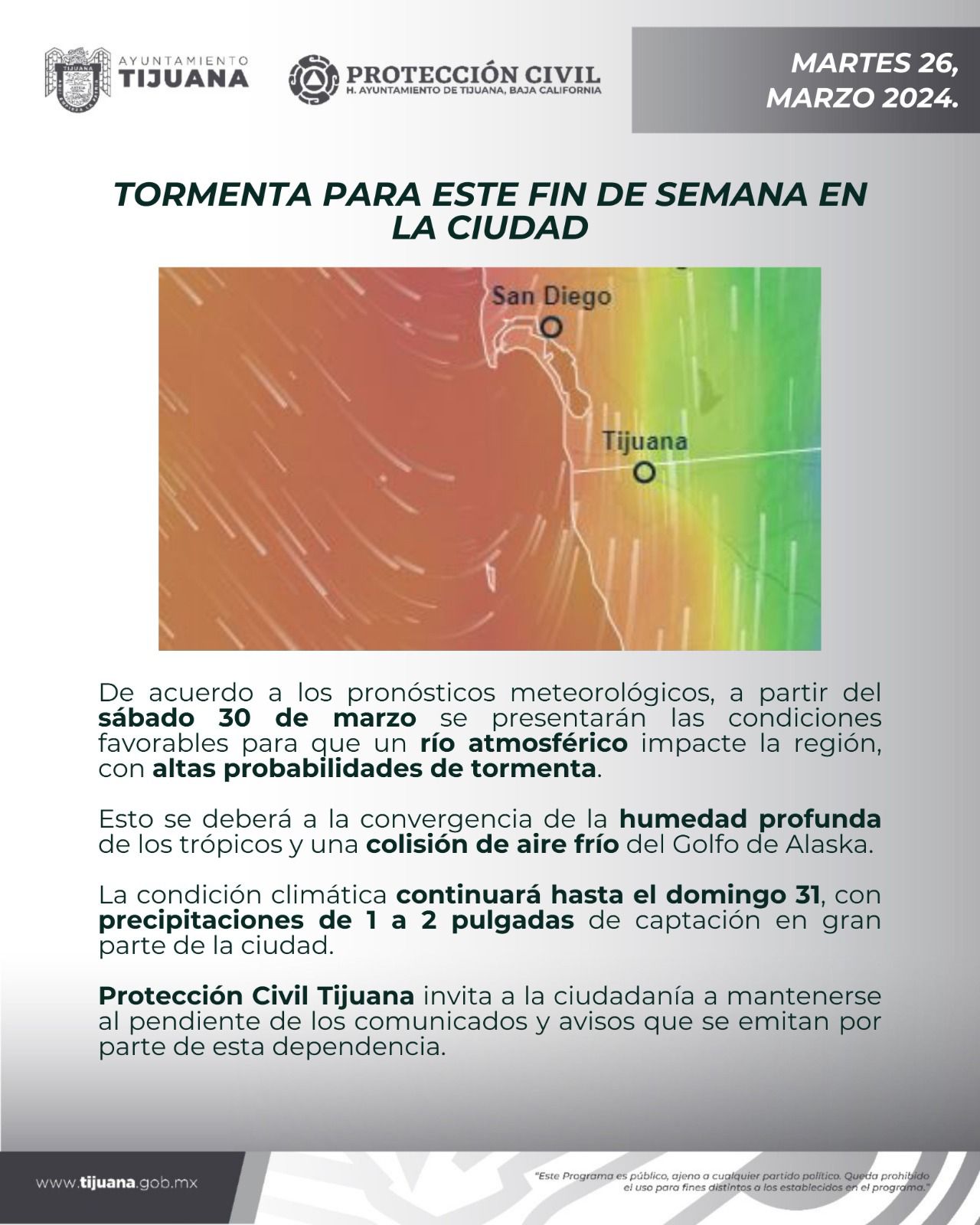 BOLETÍN INFORMATIVO DE PROTECCIÓN CIVIL