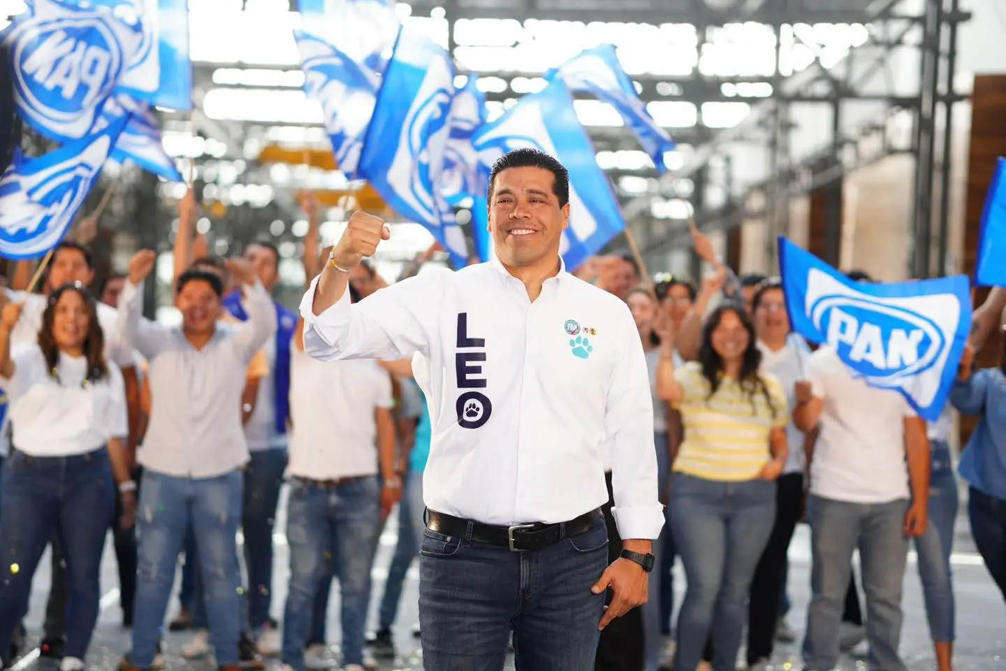 Leo Montañez da a conocer propuestas en materia de seguridad