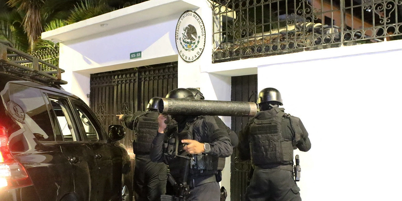 México denunciará a Ecuador ante la Corte Internacional de Justicia por el asalto policial a su embajada