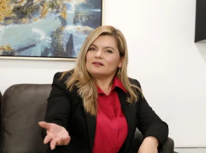 Gina Villalobos, presidenta de la federación de cámaras de comercio de Baja California / Newsweek Baja California.