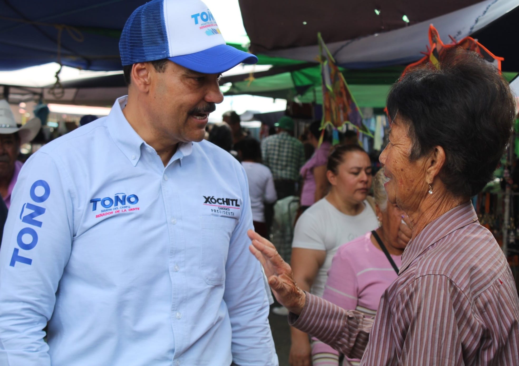 Campaña de Toño Martín del Campo hacia el Senado presenta un 50% de avance