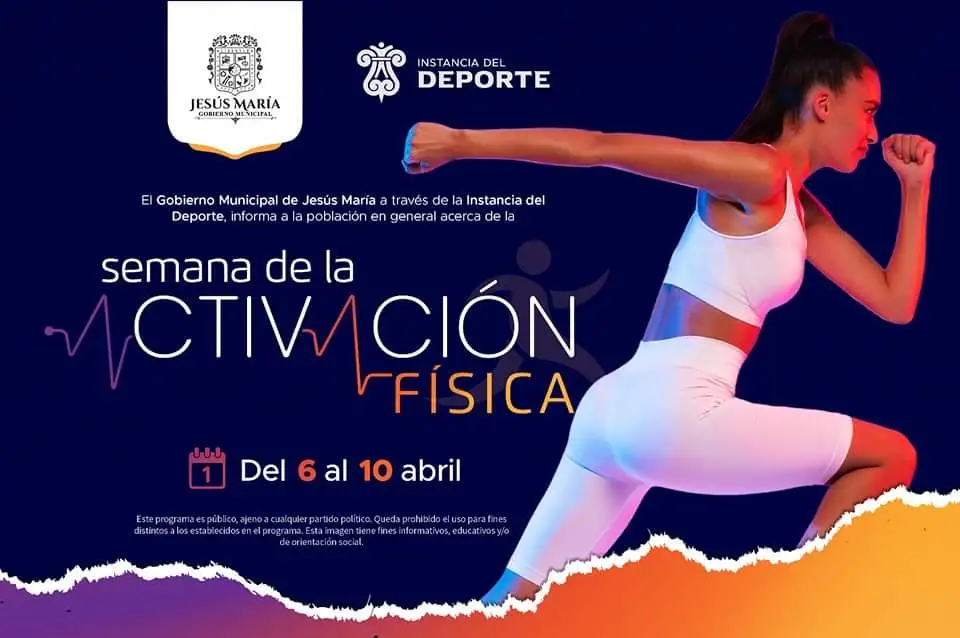 Realiza Jesús María jornadas por la salud y el deporte