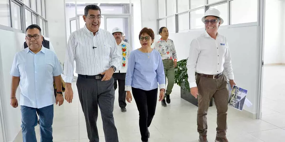 Rectora de la BUAP y el gobernador de Puebla supervisan avance de CU2