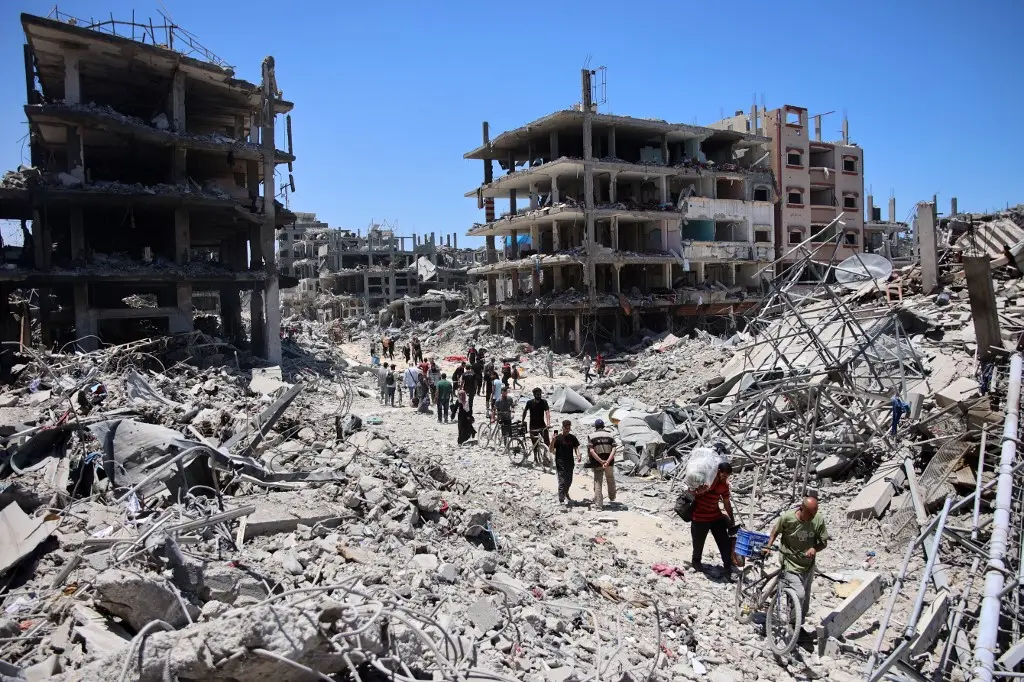 La cotidianidad de Gaza en ruinas