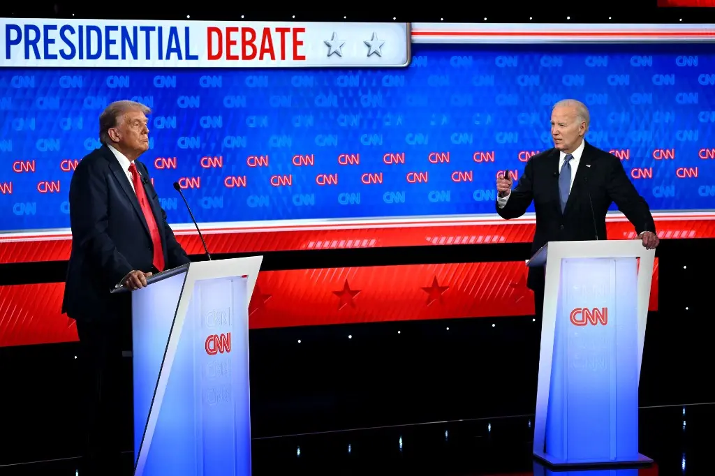 Biden y Trump intercambian ataques y mentiras durante el primer debate