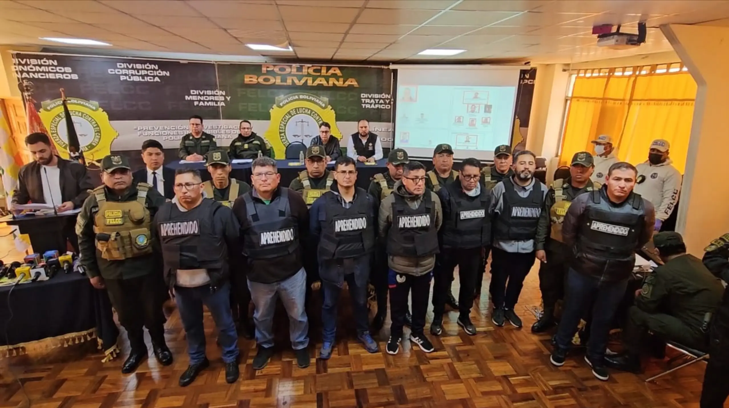 Bolivia detenidos golpe
