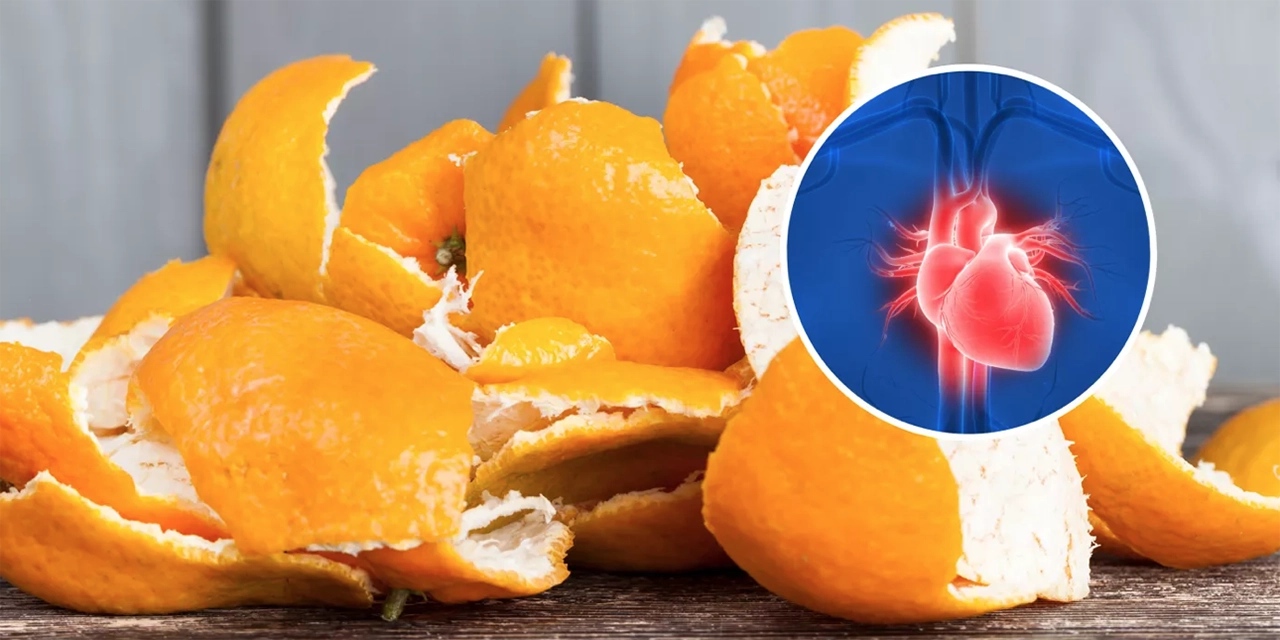 cáscara de naranja