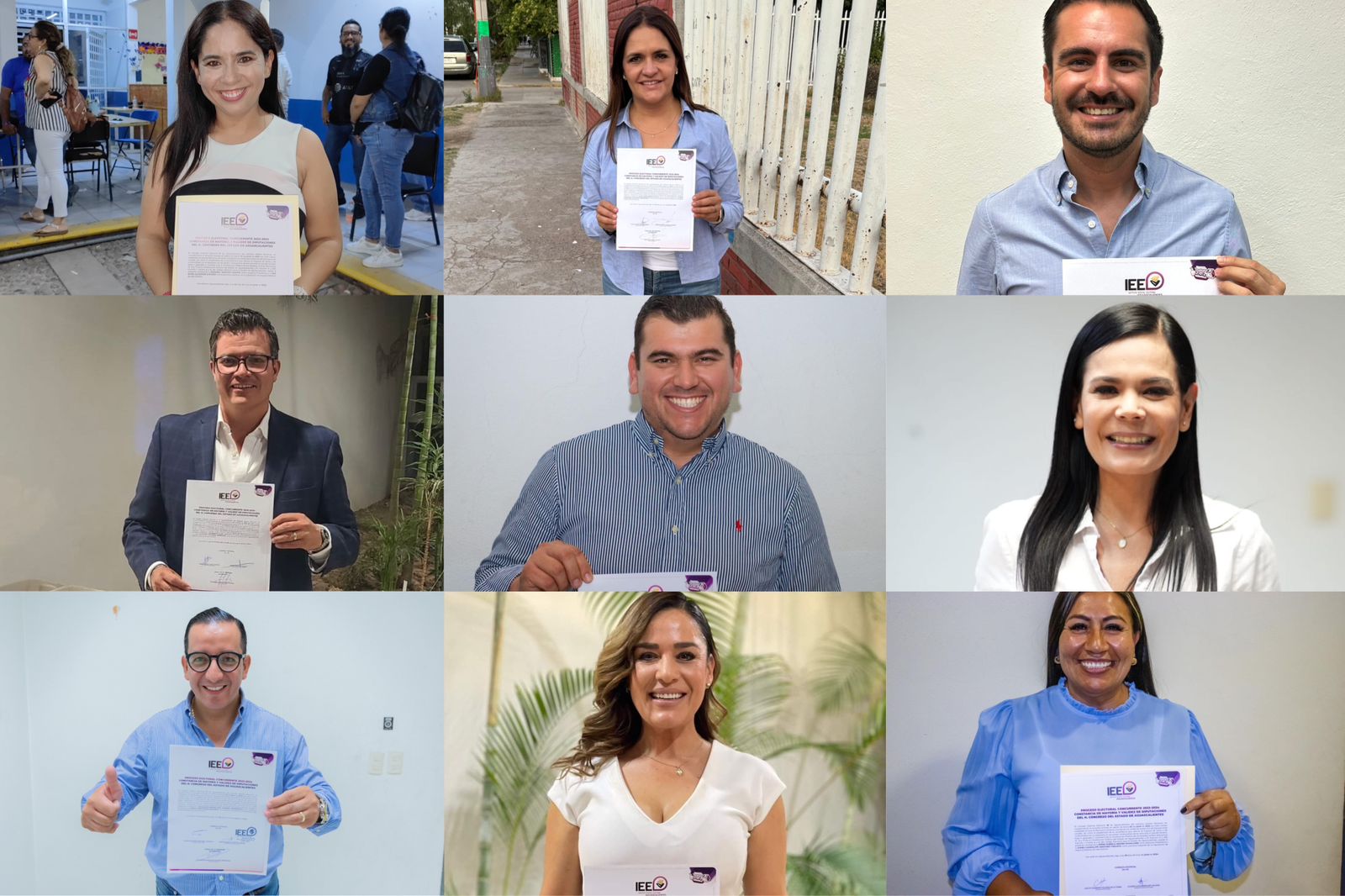Ellos son los nuevos diputados electos en Aguascalientes