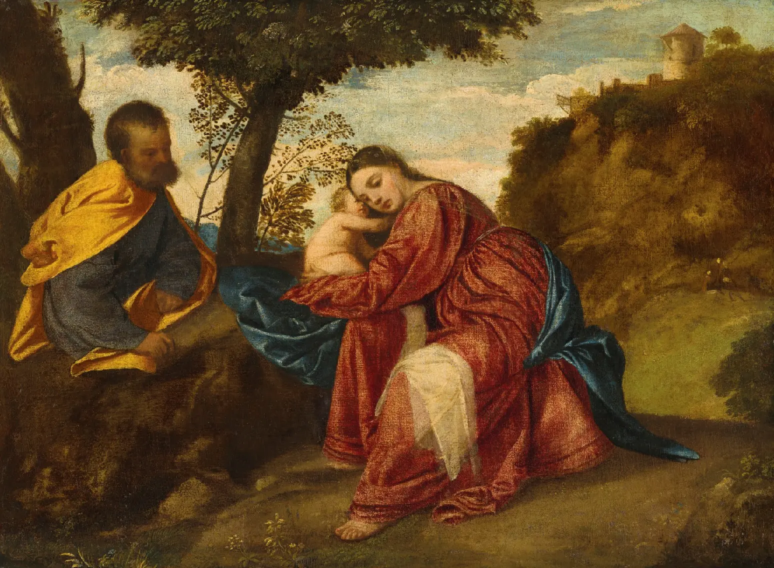 Descanso en la huida a Egipto