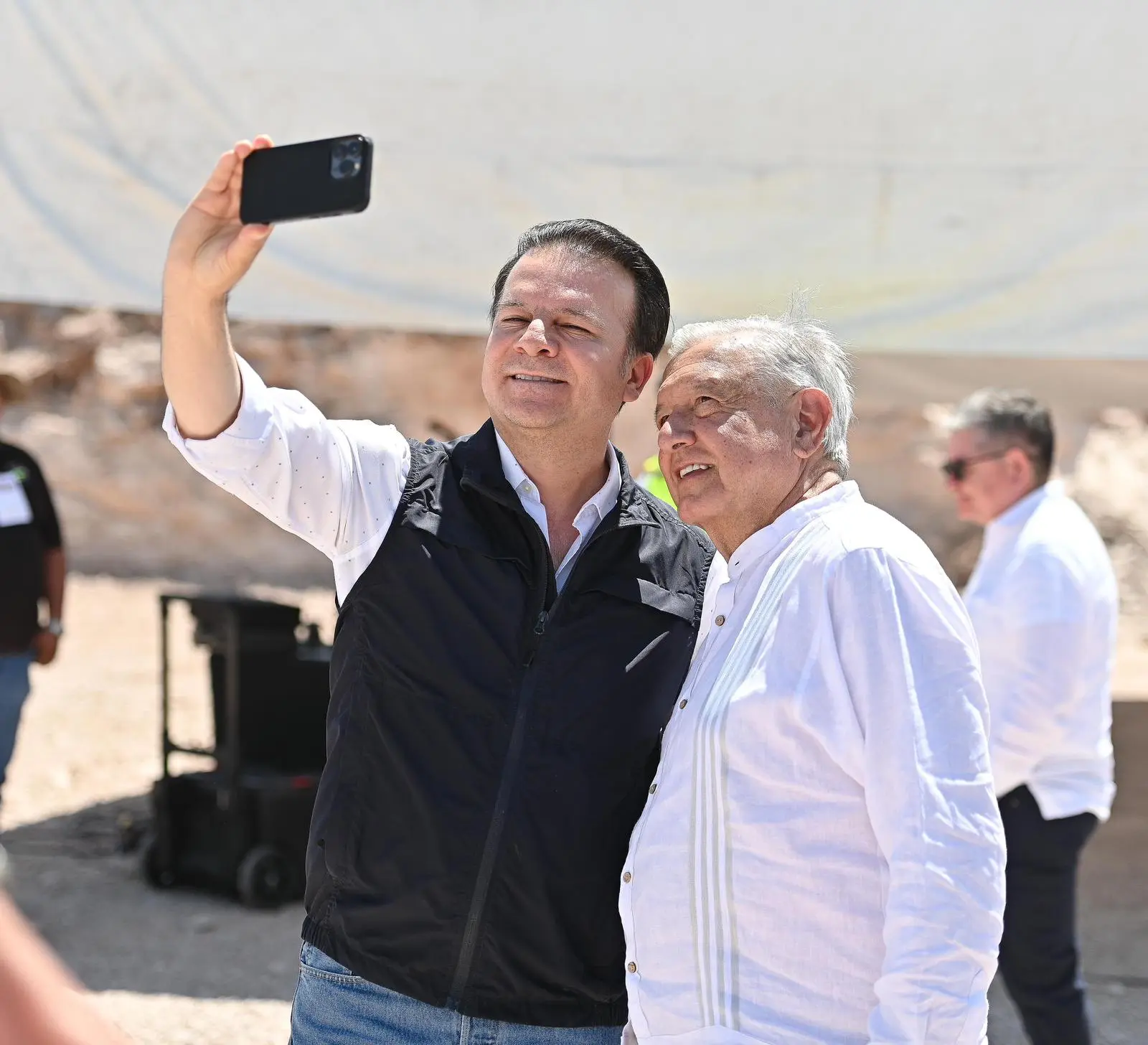 Supervisan presidente López Obrador y gobernador Esteban Villegas, la potabilizadora de Durango capital 