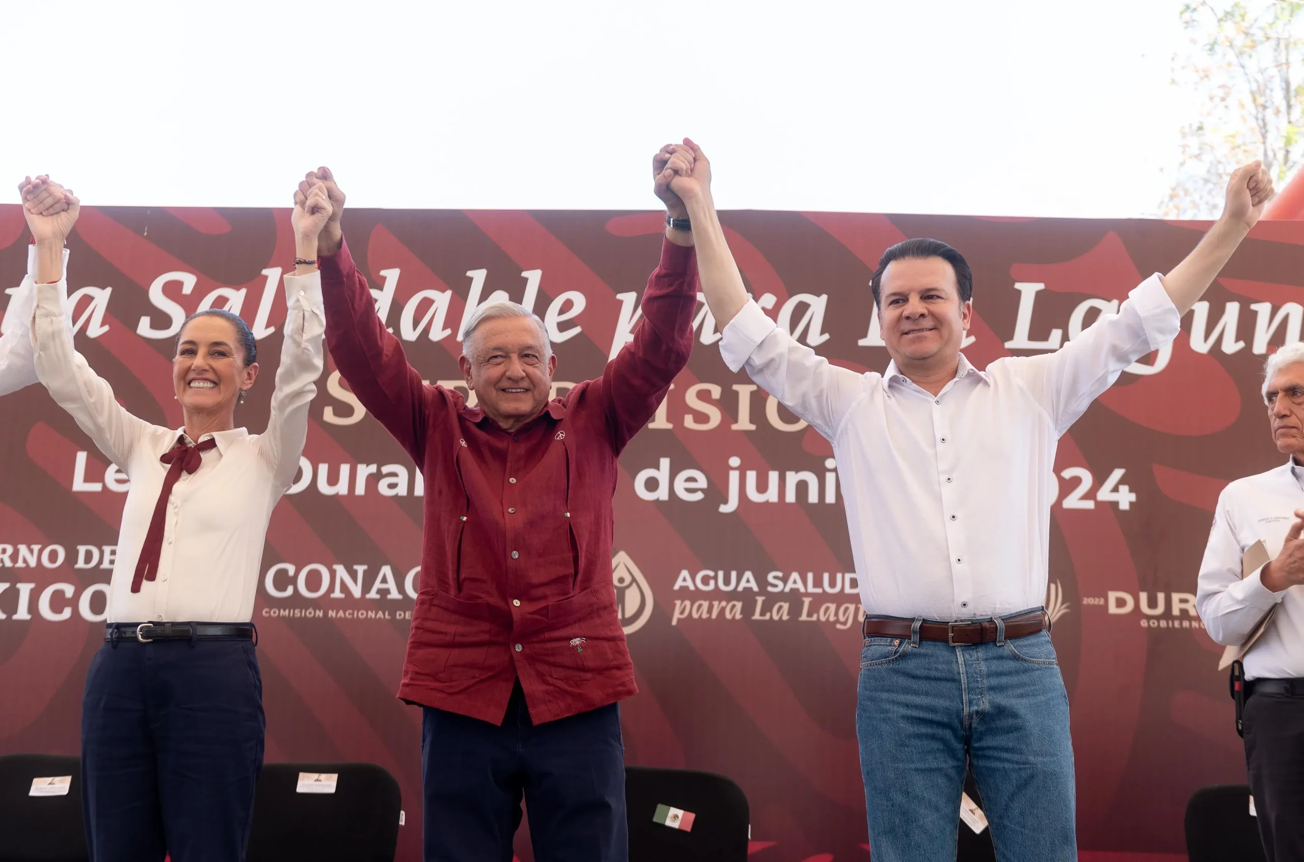 El sueño de tener Agua Saludable para La Laguna, es una realidad gracias al Presidente AMLO: Esteban Villegas