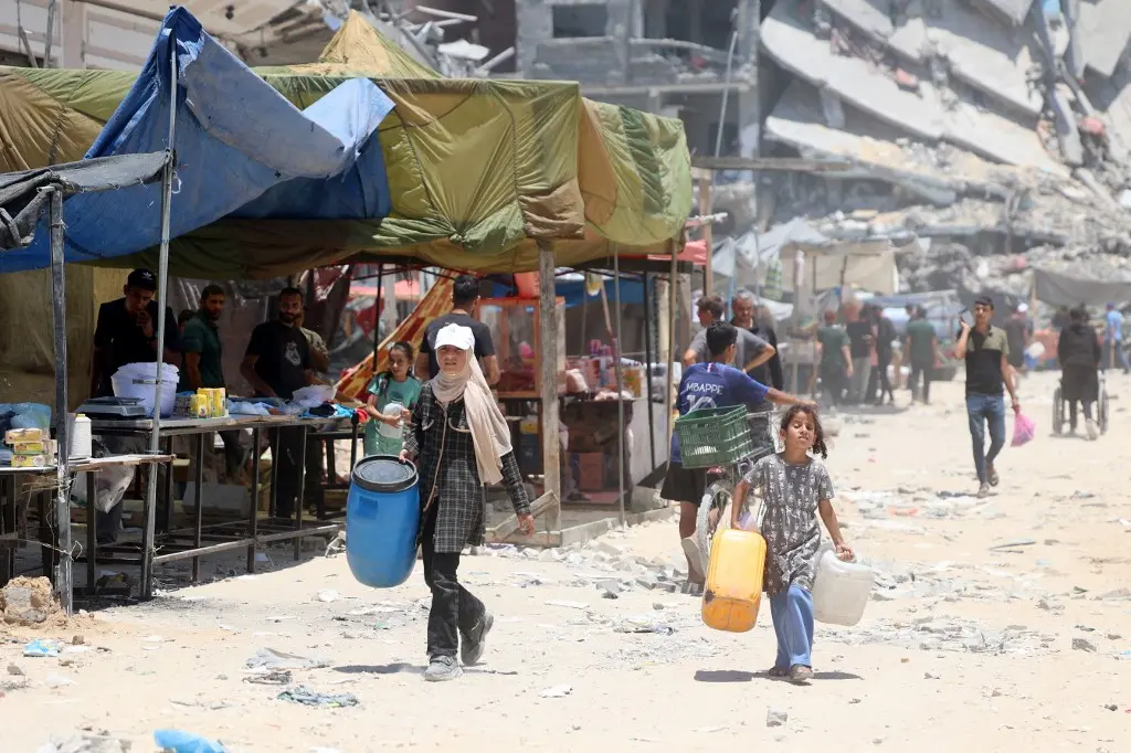 los niños Gaza