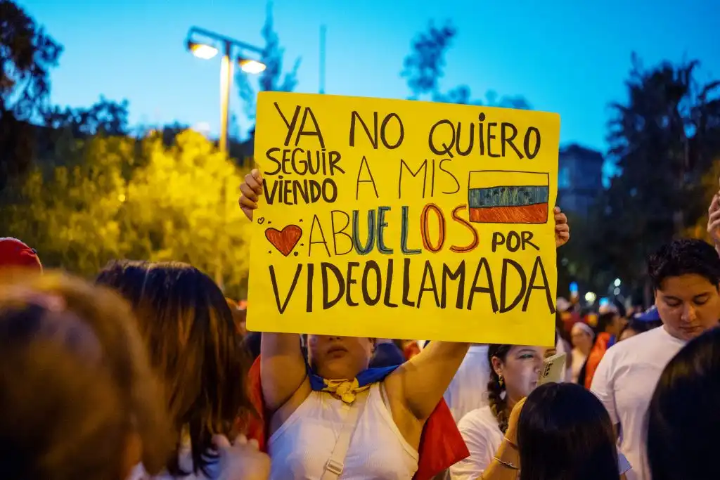 Ciudadanos descontentos por elecciones en Venezuela