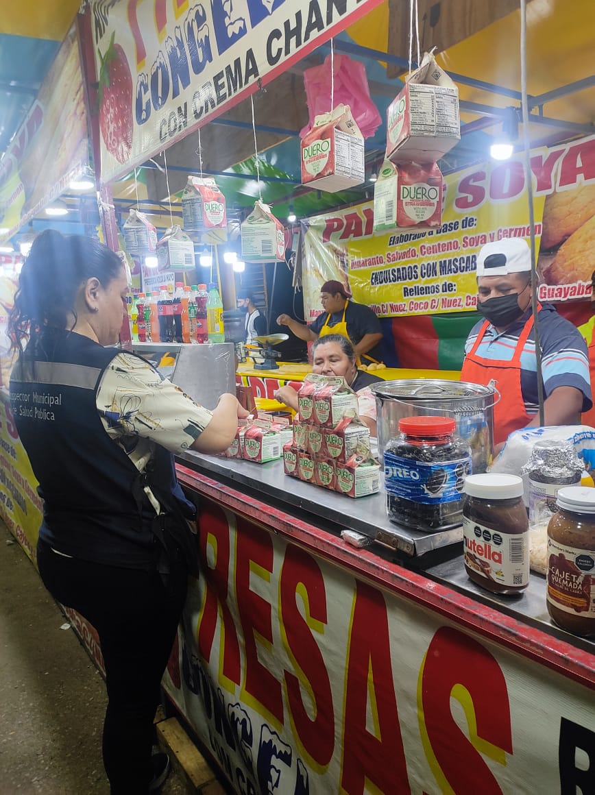 Supervisan puestos de comida de la Feria Villista