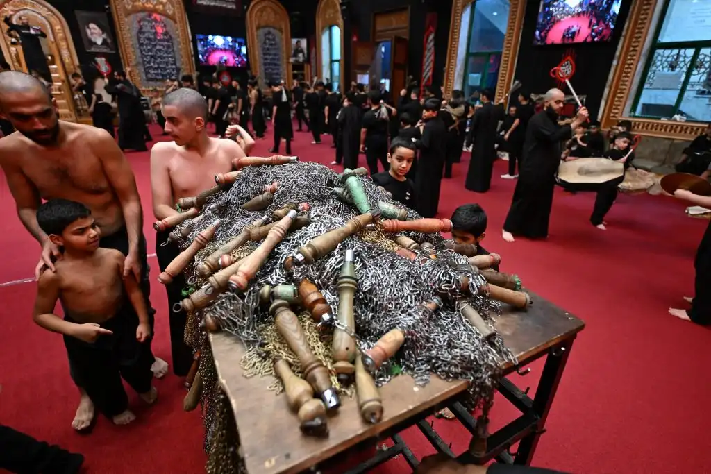 Ritual de duelo de los musulmanes chiítas