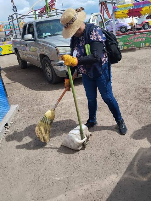 Más de 10 toneladas de basura se acomulan en la Feria Villista