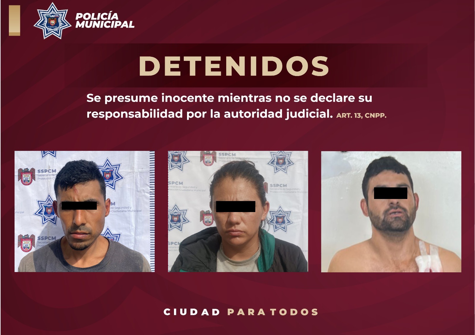 Detienen a tres que dispararon contra oficiales; uno era buscado en Sonora por homicidio