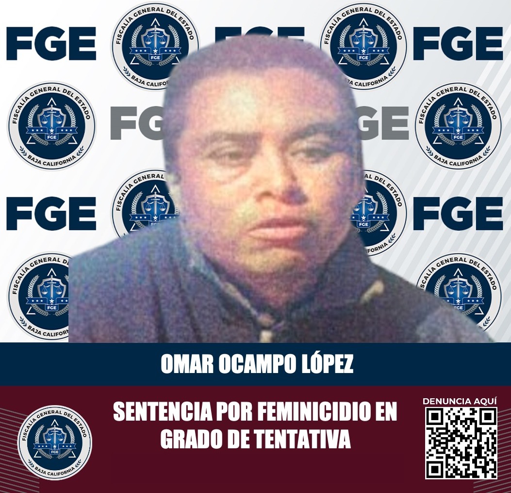 Dan 18 años de cárcel a policía municipal de Tijuana por tentativa de feminicidio