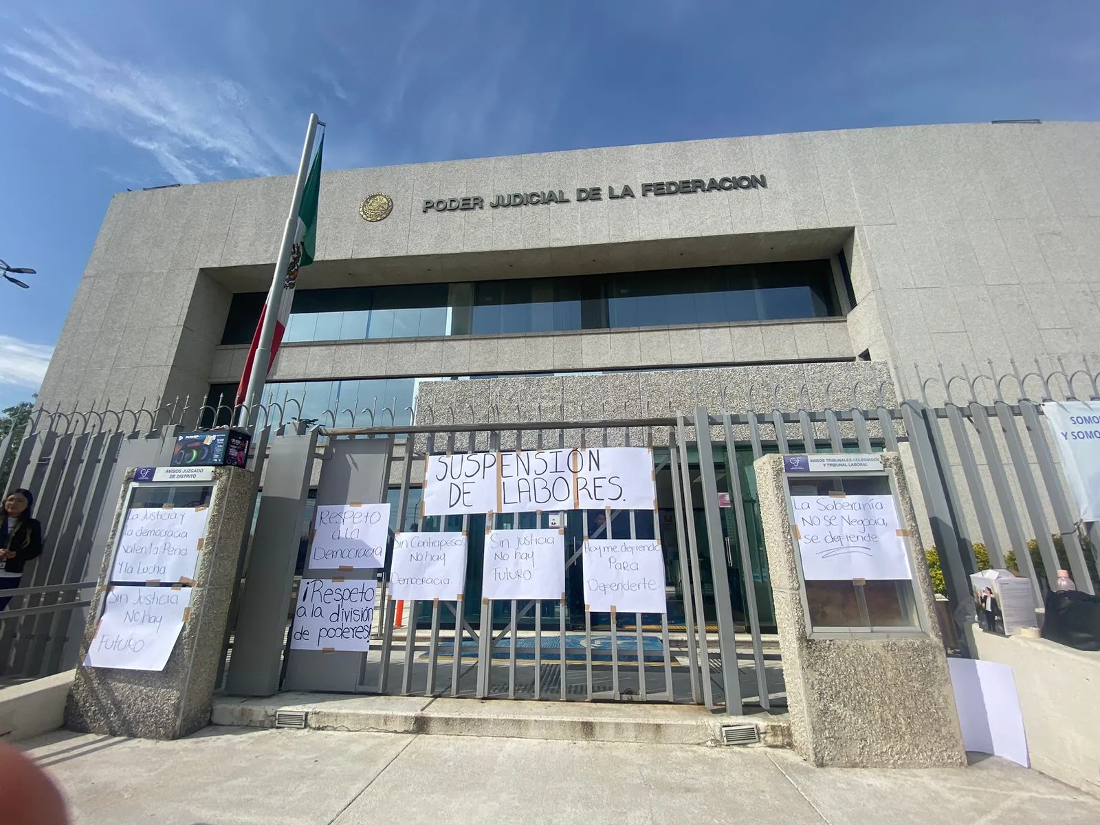 Aguascalientes se suma al paro de labores del Poder Judicial