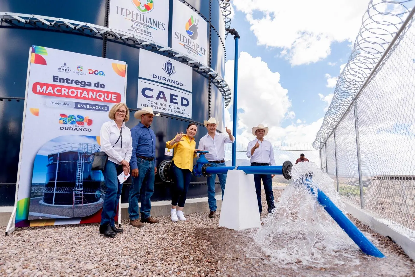 Asegura gobierno que en Durango sí hay infraestructura para garantizar acceso al agua