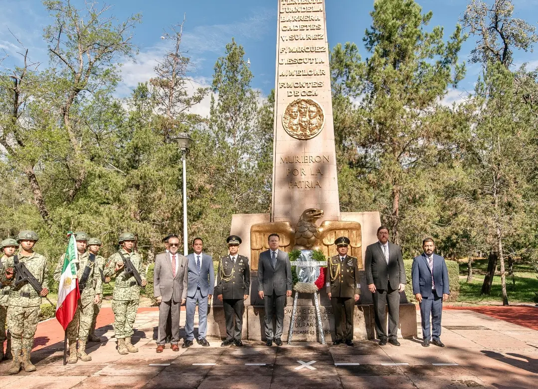 Conmemora Durango el 177 Aniversario de la Gesta Heroica de los Niños Héroes