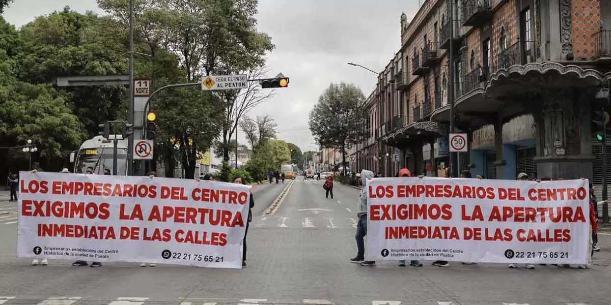Piden reapertura de calles los comerciantes formales para poder reactivar ventas