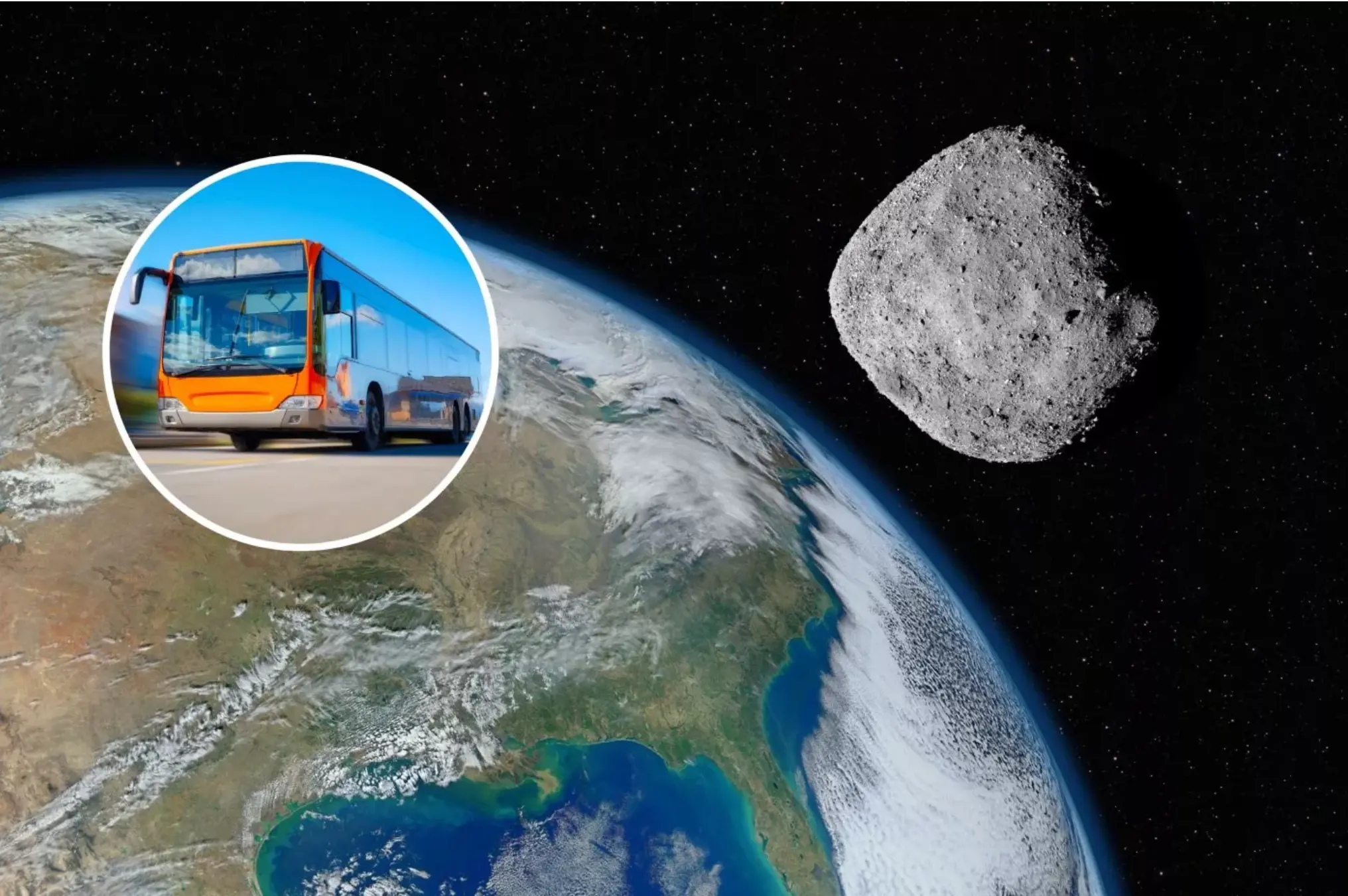 Un asteroide del tamaño de un autobús pasará cerca de la Tierra la próxima semana