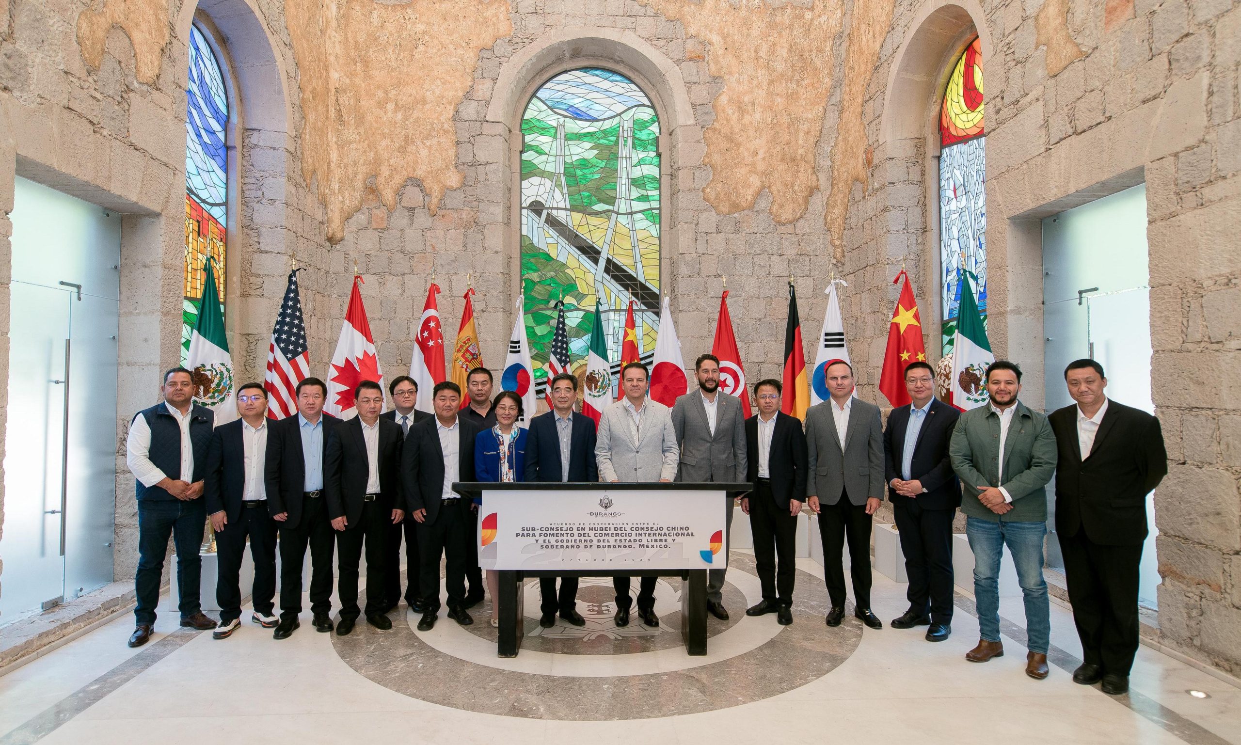 Firma Durango acuerdo con China para impulsar comercio internacional