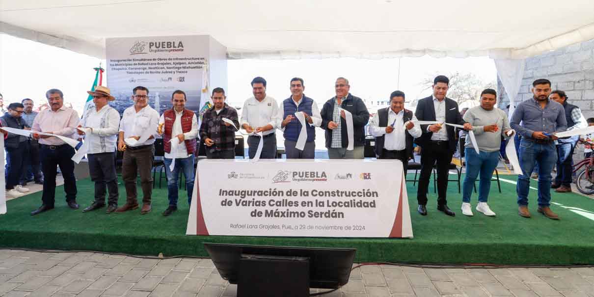 En dos años, gobierno de Puebla invirtió 21 mil mdp en infraestructura