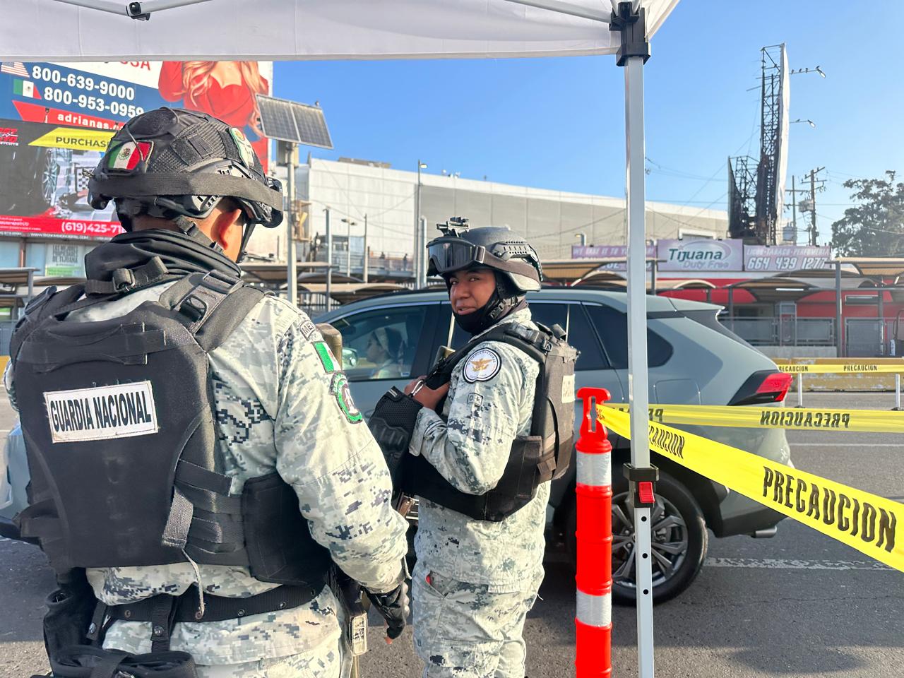 Primer filtro de seguridad  en la Garita de San Ysidro ya está en funcionamiento