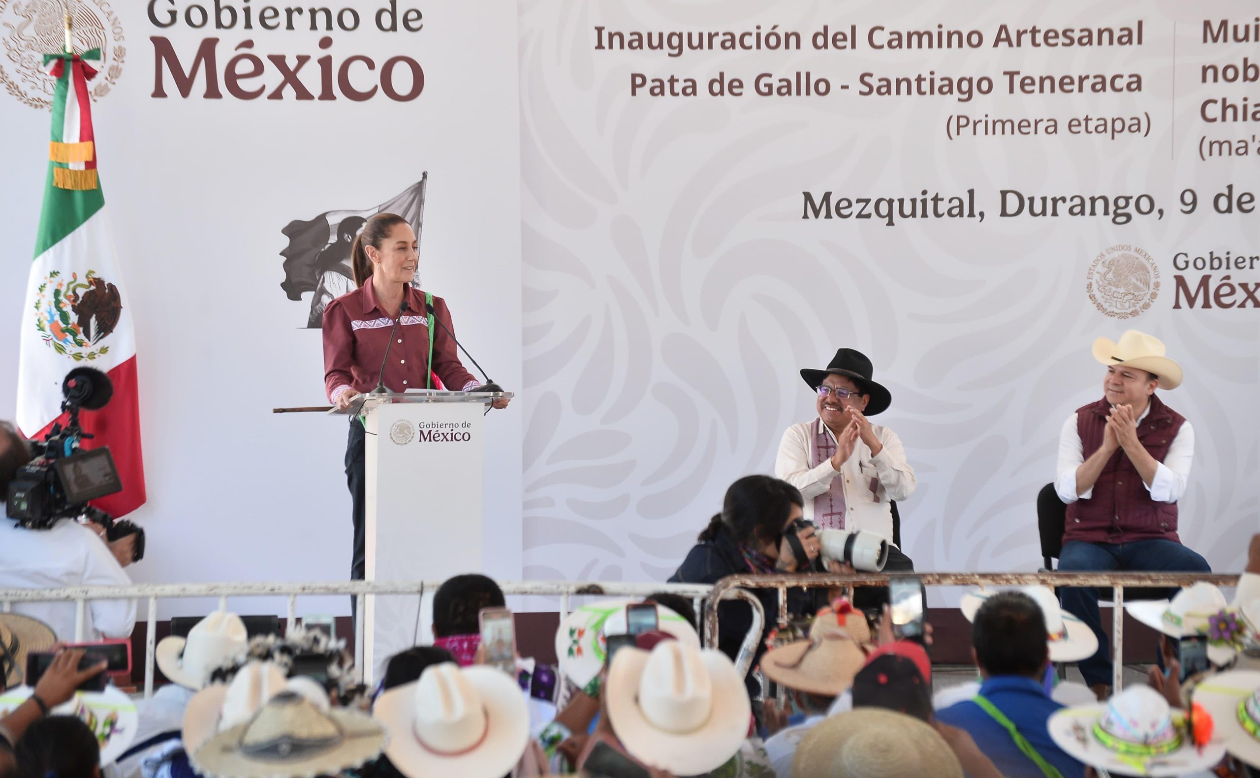 ¿Qué prometió Claudia Sheinbaum en su visita a Durango?